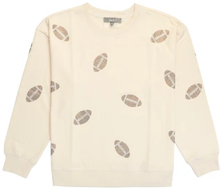 Thumbnail 1: Marled Women's Plus Long Sleeve Rhinestone Pullover  
