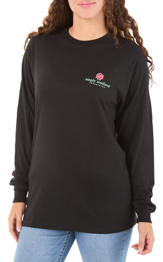 Thumbnail 2: SIMPLY SOUTHERN Juniors Long Sleeve Christmas Graphic Tee 