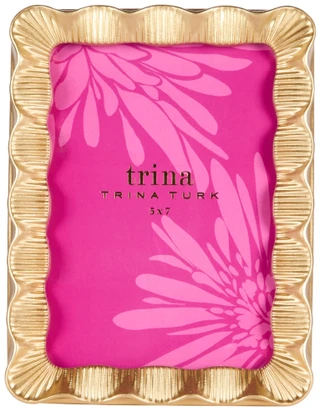 Thumbnail 2: Trina Turk 5x7 Gold Accent Picture Frame  