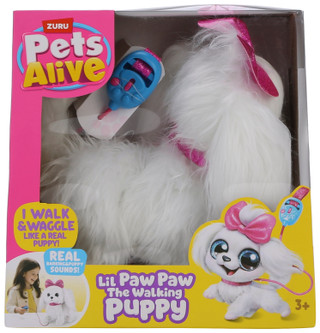 Thumbnail 1: Zuru Lil Paw Paw The Walking Puppy with Collar & Leash 