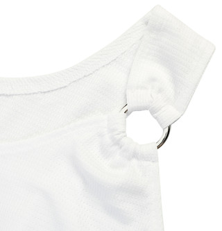 Thumbnail 4: J VALDI Women's Sleeveless Bondi Ring Tank Cover-Up Dress   