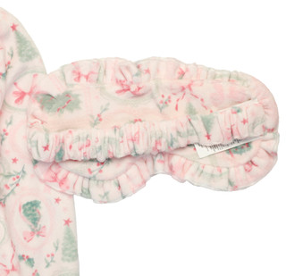 Thumbnail 2: Laura Ashley Little Girl's 2 Pc Christmas Tree Super Soft Pajama Set 