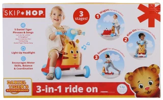 Thumbnail 1: Skip Hop 3-In-1 Daniel Tiger's Neighborhood Ride On Toy 