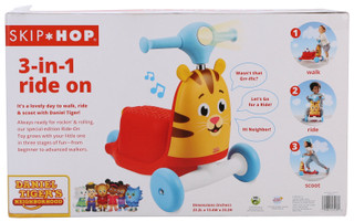 Thumbnail 2: Skip Hop 3-In-1 Daniel Tiger's Neighborhood Ride On Toy 