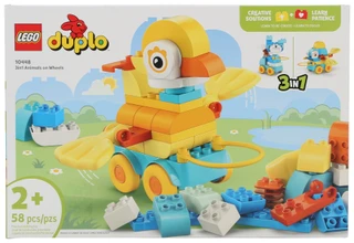 Thumbnail 1: LEGO 58 Pc Duplo 3-In-1 Animals on Wheels Lego Set 