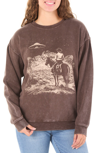 Thumbnail 1: Vintage threadz Juniors Graphic Sweatshirt 