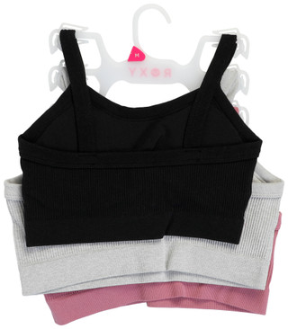Thumbnail 2: ROXY Juniors 3 Pk Seamless Ribbed Bralettes  