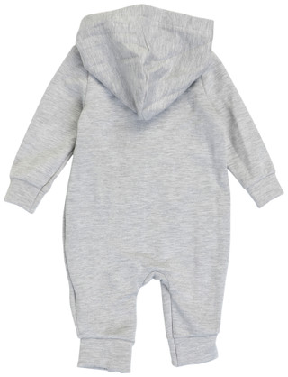 Thumbnail 2: Champion Baby Long Sleeve Hooded Zip Up Onesie Footed Pajamas 