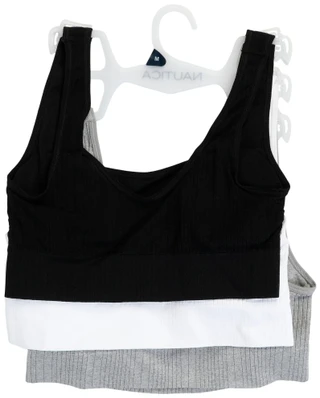 Thumbnail 2: Nautica Women's 3 Pk Ribbed Bralettes  