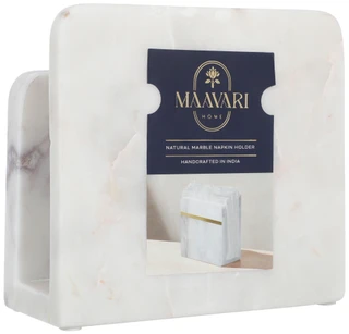 Thumbnail 1: Maavari Home Marble Napkin Holder 