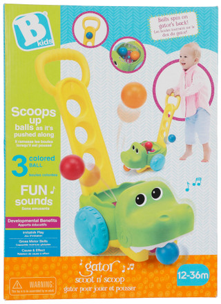 Thumbnail 1: B Kids Gator Scoot n' Scoop Toy w/ Fun Sounds 