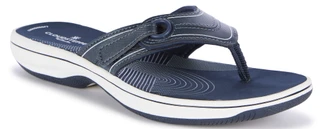 Thumbnail 1: Clarks Women's Cloudsteppers Brinkley Jazz Flip Flops 