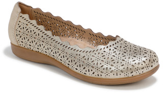 Thumbnail 1: Earth Women's Bria Metallic Scalloped Slip-On Flats  