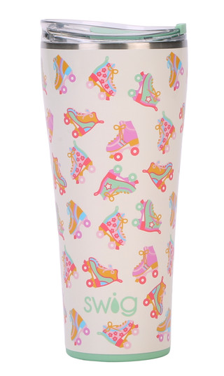 Thumbnail 2: Swig 32 oz Insulated Stainless Steel Tumbler w/ Lid  