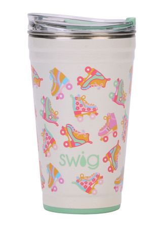 Thumbnail 2: Swig 24 oz Insulated Stainless Steel Tumbler w/ Lid  