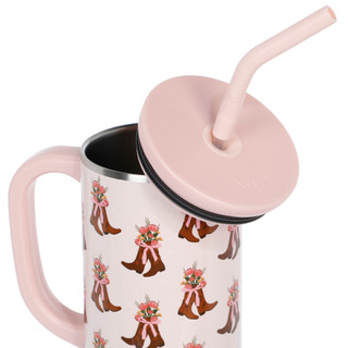 Thumbnail 2: Swig Life 30 oz Cowgirl Coquette Insulated Stainless Steel Mega Mug 