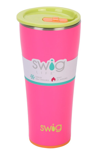 Thumbnail 1: Swig 32 oz Insulated Stainless Steel Tumbler w/ Lid  