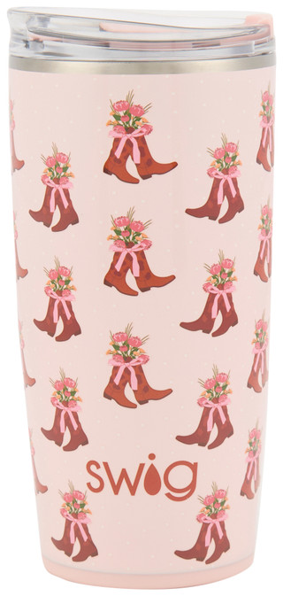 Thumbnail 1: Swig Life 22 oz Cowgirl Coquette Insulated Stainless Steel Tumbler 