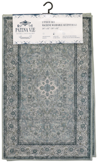 Thumbnail 1: PATINA VIE 2 Pk 20x32 Skid Resistant Accent Rug Set  