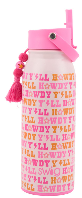 Thumbnail 1: Swig Life 36 oz Howdy Y'all Stainless Steel Flip + Sip Water Bottle 