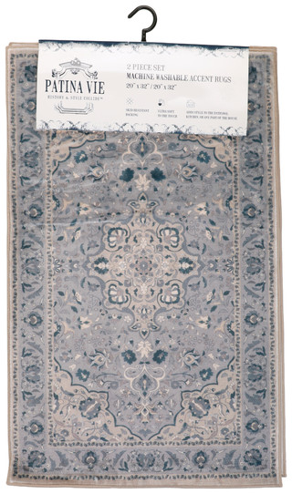 Thumbnail 1: PATINA VIE 2 Pk 20x32 Skid Resistant Accent Rug Set  