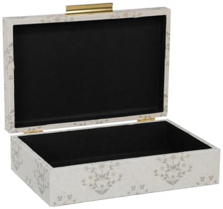 Thumbnail 2: The Artisan Market 11 in Decorative Floral Linen Storage Box 