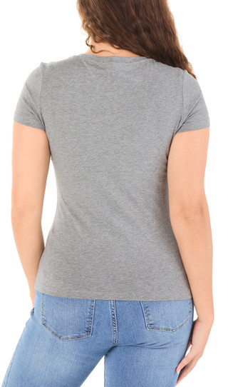 Thumbnail 2: Guess Juniors Short Sleeve Rhinestone Logo Tee 