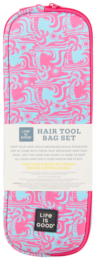 Thumbnail 1: Life is Good 2 pk Hair Tool Bag Set  