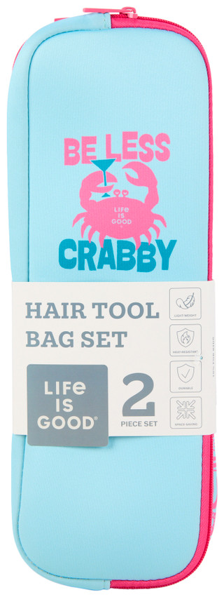 Thumbnail 2: Life is Good 2 pk Hair Tool Bag Set  