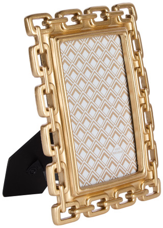 Thumbnail 1: . 4x6 Chain Link Resin Photo Frame 