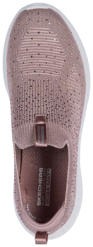Thumbnail 2: Skechers Women's Rhinestone Go Walk Now Lovely Athletic Sneakers  