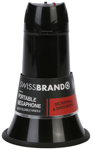 Thumbnail 1: Swiss Brand Portable Mini Megaphone with Foldable Handle  