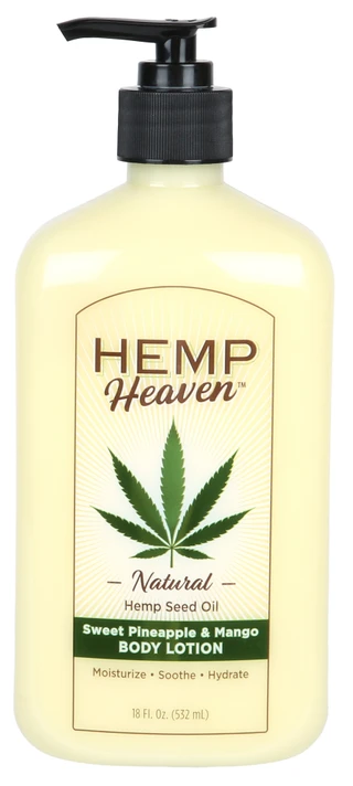 Thumbnail 2: Hemp Heaven 18 oz Sweet Pineapple & Mango Body Lotion  