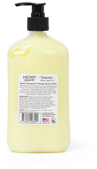 Thumbnail 9: Hemp Heaven 18 oz Sweet Pineapple & Mango Body Lotion  