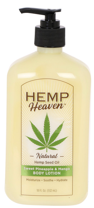 Thumbnail 4: Hemp Heaven 18 oz Sweet Pineapple & Mango Body Lotion  