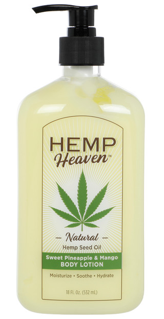 Thumbnail 5: Hemp Heaven 18 oz Sweet Pineapple & Mango Body Lotion  