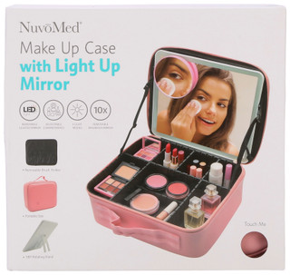 Thumbnail 2: NuvoMed Make Up Case with Light Up Mirror 