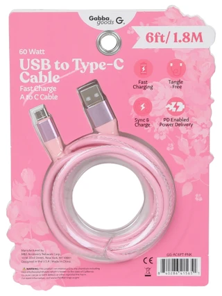 Thumbnail 2: GABBA GOODS USB to Type-C Charger Cable  