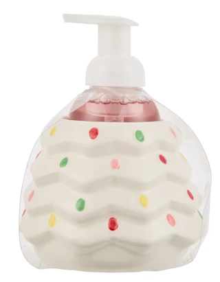 Thumbnail 1: MAISON DE BASE 2 Pc Peppermint Mocha Scented Soap & Ceramic Vase Gift Set 