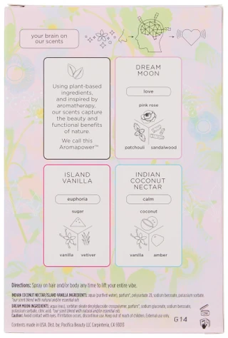 Thumbnail 2: Pacifica 3 Pk Take me There Mini Hair & Body Mist Set  