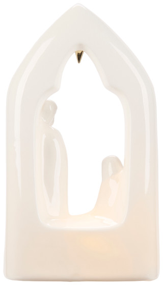 Thumbnail 2: Magical Season 9.5 in LED Christmas Nativity Scene with Gold Star Decor 