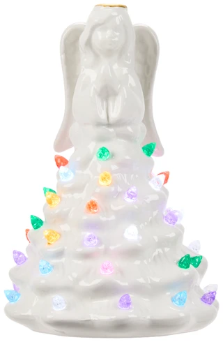 Thumbnail 1: Magical Season 7 in LED Praying Angel Christmas Tree Decor 
