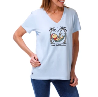 Thumbnail 1: Life is Good Women's Winnie the Pooh Mele Kalikimaka Christmas Tee  