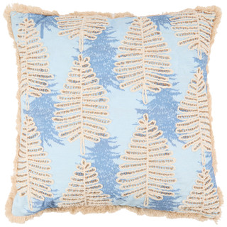 Thumbnail 1: VISTA HOME FASHIONS 20x20 Decorative Christmas Embroidered Pillow w/ Beads 