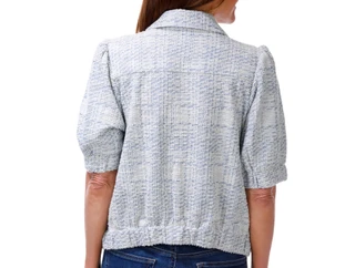 Thumbnail 2: Liverpool Women's Short Puff Sleeve Boucle Jacket 