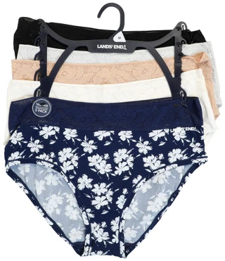 Thumbnail 1: Lands' End Women's 5 Pk Hipster Panties  