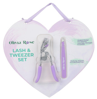 Thumbnail 1: Olivia Rose 2 Pc Lash & Tweezer Set 