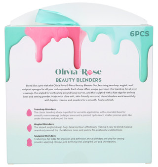Thumbnail 2: Olivia Rose 6 Pk Beauty Blenders 