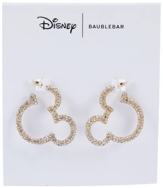 Thumbnail 1: Baublebar Disney Mickey Mouse Icon Hoop Earrings 