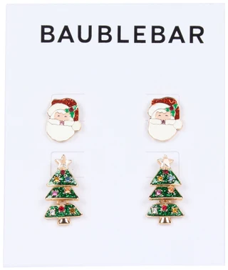 Thumbnail 1: Baublebar 2 Pk Christmas Stud Earrings Set 